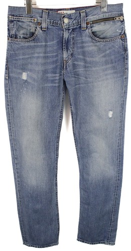 Levi's 511 Slim Herrenjeans W34/L34 Zerrissen Distressed Schnurrhaare Faded - 第 1/9 張圖片