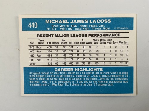 Donruss Baseball 1982 #275-499 descuento múltiple eliges envío gratuito agosto 2025 - Imagen 317 de 427
