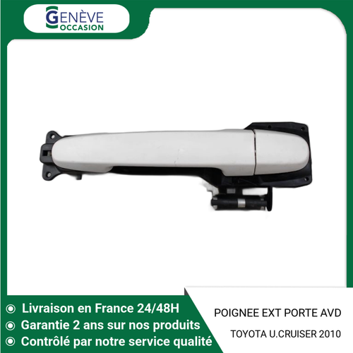 Poignée De Porte Extérieure Avant Pour Toyota Camry 2012-2017 - Conducteur Ou Passager, Noir - Compatible Direct