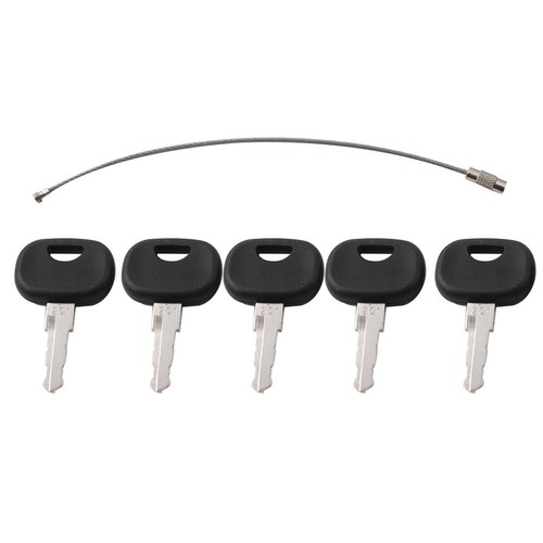 3643912 201 Llave de encendido para equipo pesado 5x para cargadora de ruedas Takeuchi TW65 TW80 - Imagen 2 de 9