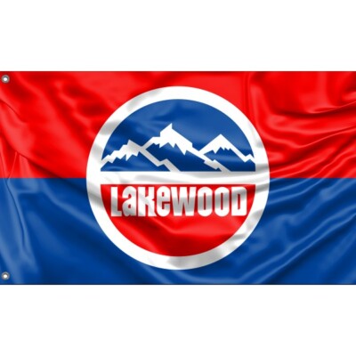 Lakewood Flagge, Colorado USA I einzigartiges Design, 3x5Ft/90x150 cm, EU Made