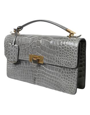 【VIP価格】BALENCIAGA Alligator Leather Medium Shoulder Bag Balenciaga Alligator Leather Medium Shoulder Bag In Gris | eBay