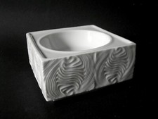 Schale / Aschenbecher Wallendorf W1764 Porzellan 60er-70er Design Op-Art MCM 70s