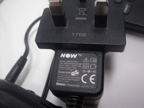 NowTV Media Streamer Roku Box 4201 Digital HD & Remote Control & Power Supply - Picture 5 of 6