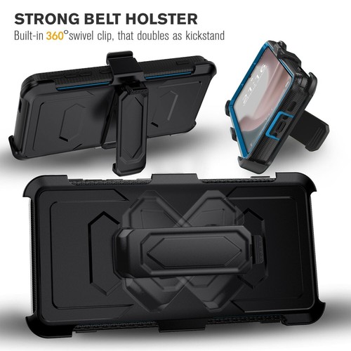For Samsung Galaxy S25 Plus/Ultra S25+ Rugged Case Heavy Duty Cover / Belt Clip - Picture 25 of 63