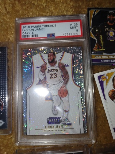 Lebron james lot dazzle psa prizm 2012 sensational swatches illusions stickers - Picture 3 of 8