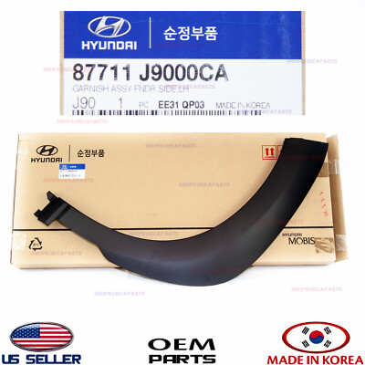 Genuine Front Fender Wheel Molding LEFT Driver Side  OEM  Hyundai Kona 2018-2023