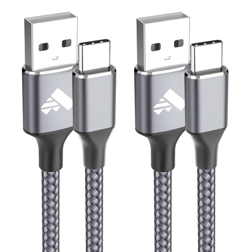 MFi Certified 0.3M Nylon Braided iPhone Charger Cable 2-Pack for Fast Charging - Picture 9 of 11