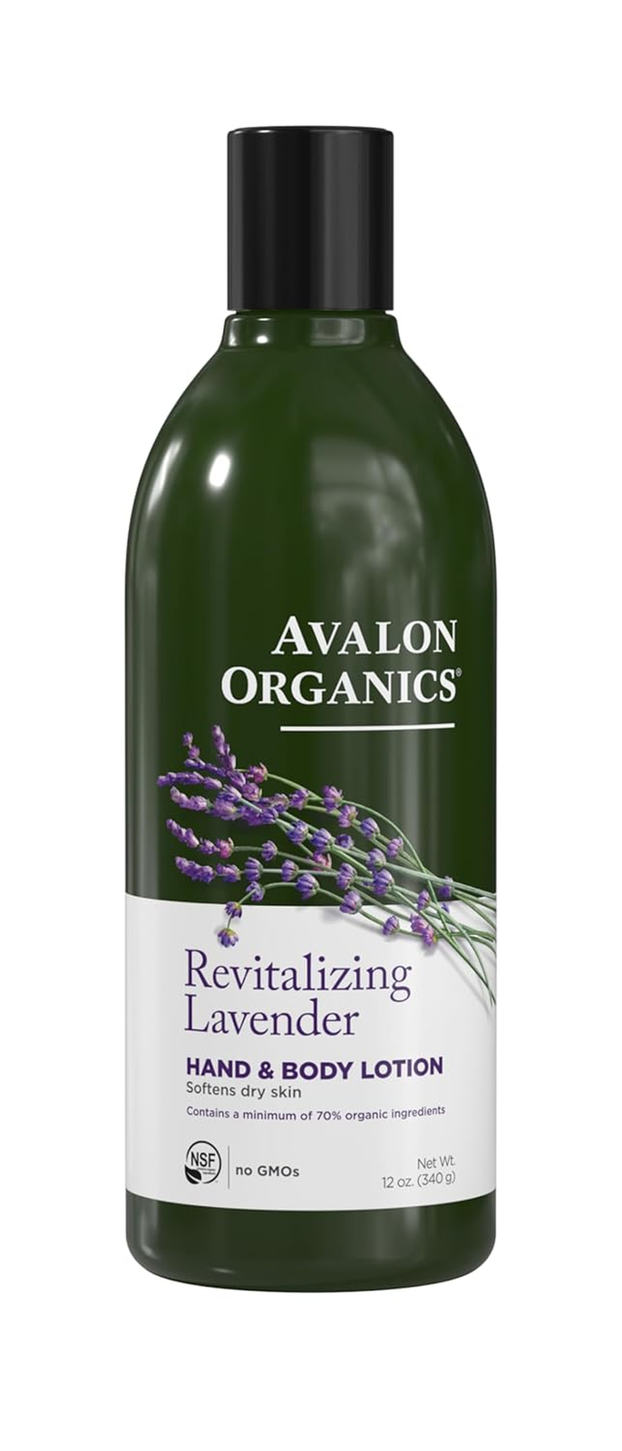 Avalon Organics Hand & Body Lotion, Nourishing Lavender, 12 Oz