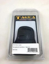 RH Black Tagua Belt Slide Holster - Springfield XD 9mm, .40 cal., 45 ACP