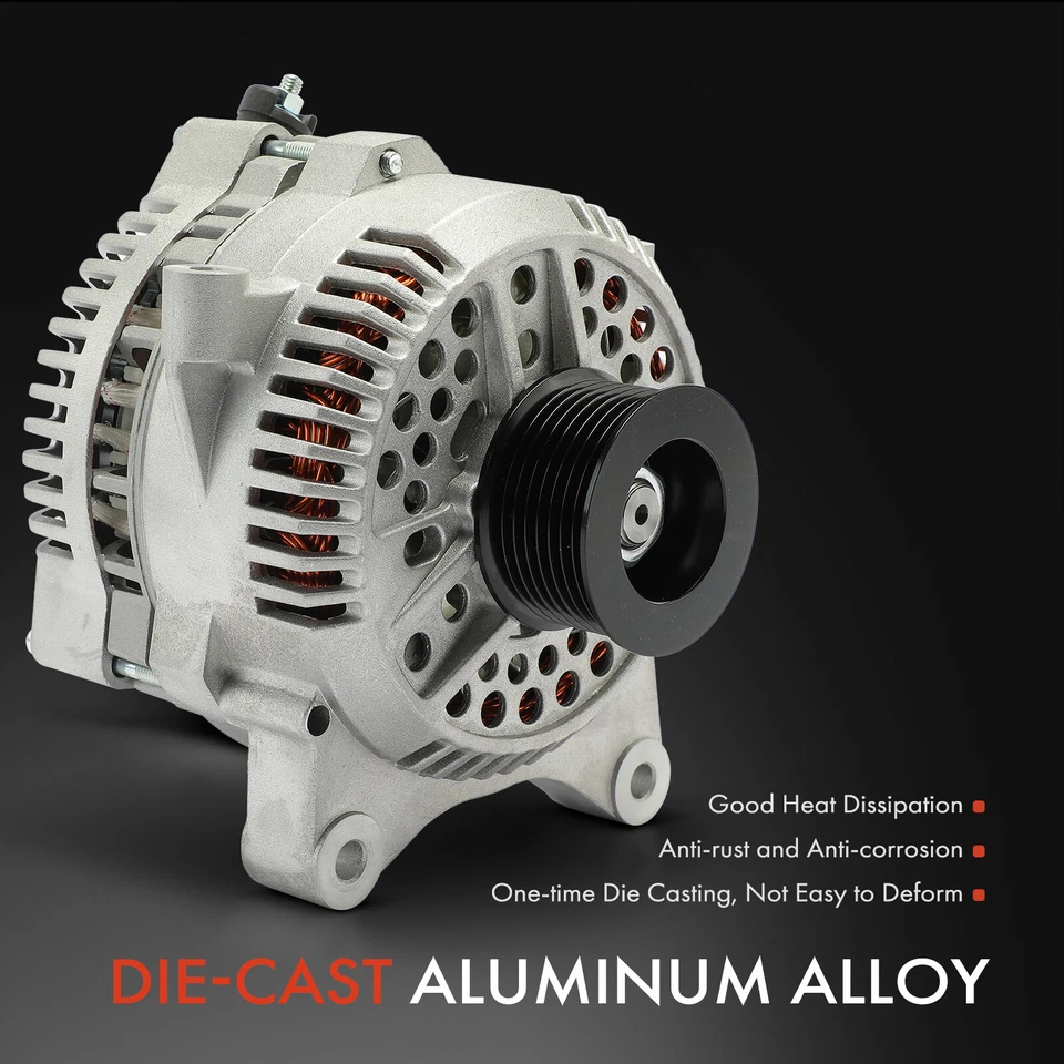 Alternador para Lincoln Blackwood 2002 Navigator 1999-2002 V8 5,4 L DOHC 130A 12V Foto 4 de 4