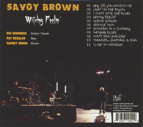 Savoy Brown - Witchy Feelin' (CD) - British Blues & Bluesrock - Bild 2 von 2