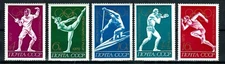 RUSSIA, SCOTT # 3984-3988, SET OF 5 MNH OLYMPIC GAMES 1972 MUNICH, OLYMPIC RINGS