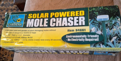 Solar Powered Mole Chaser Item# 94661 One Step Garden Enviromently Friendly