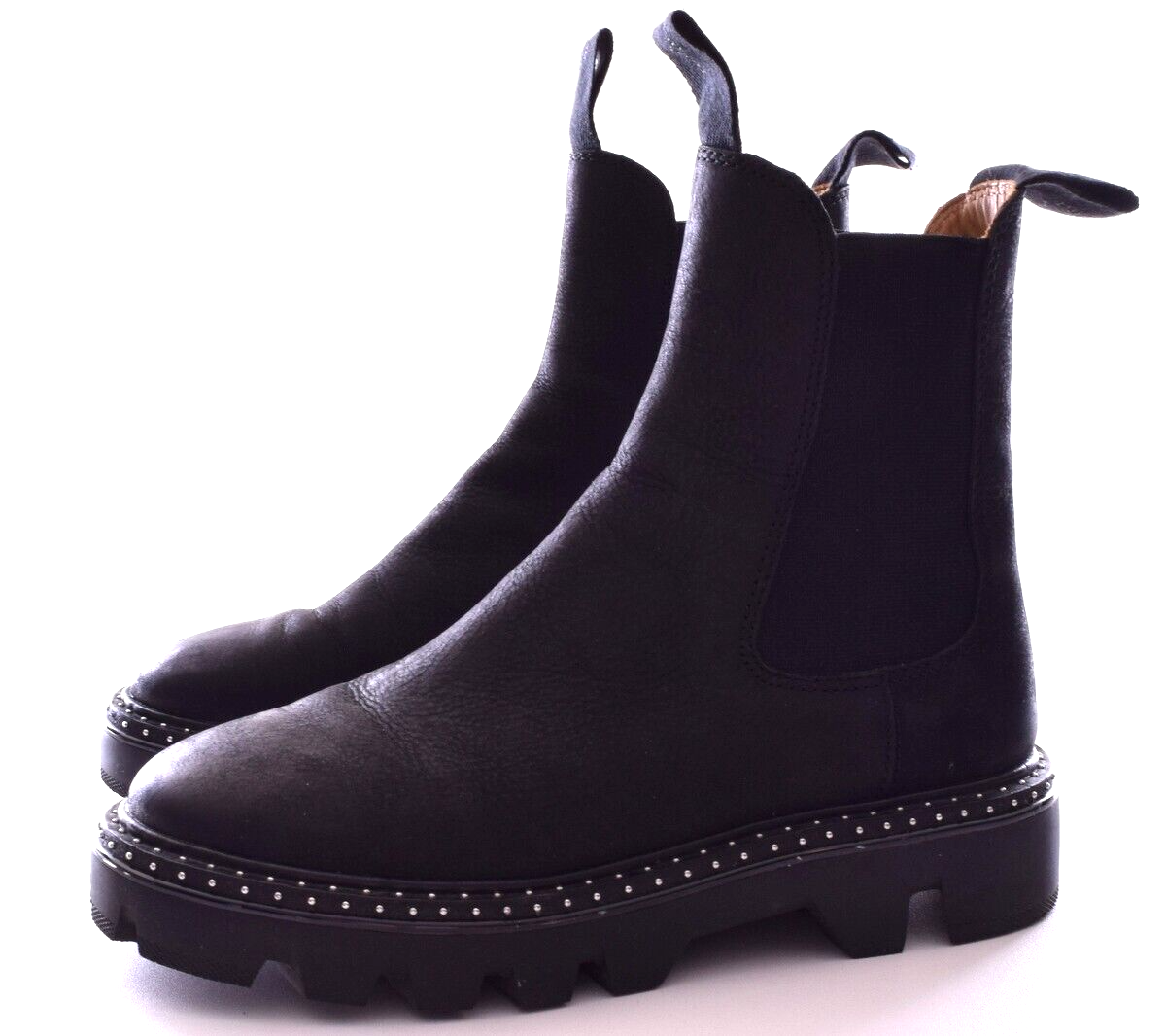 rag & bone Black Leather Studded Chelsea Boots US 8 rag & bone Chelsea Boots for Women for sale | eBay main image 3