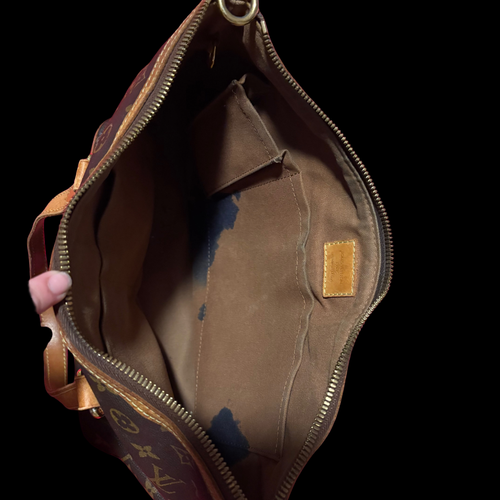 Authentic Louis Vuitton Palermo Shoulder Bag PM Brown Canvas (pre-owned) - Picture 4 of 4