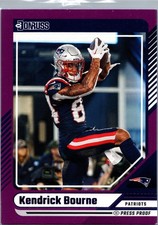 2024 Panini Donruss - Kendrick Bourne #219 Purple Press Proof - Patriots
