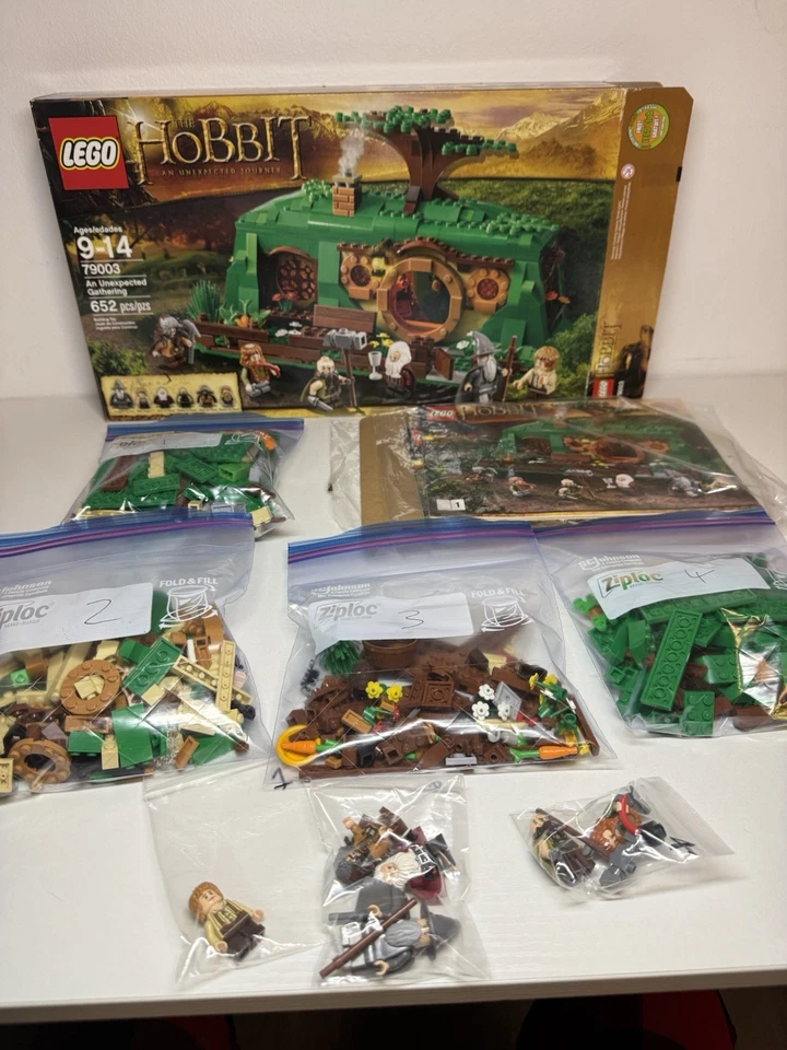 LEGO The Hobbit 79003 An Unexpected Gathering 100% COMPLETE + Instructions + Box - Image 3 of 4