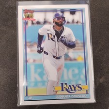 Topps 1991 Baseball Insert Junior Caminero T91-62 2026 Series 1 Tampa Bay Rays