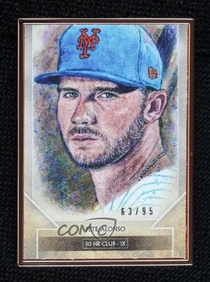 2020 Topps Transcendent Collection Reproductions 63/95 Pete Alonso Sketch 1y9