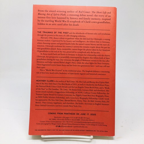The Scrapbook ARC by Heather Clark Advance Readers Copy Proof Novel - Picture 5 of 5
