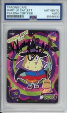 2025 SPONGEBOB SQUAREPANTS MRS PUFF RARE CARD SIGNED MARY JO CATLETT PSA DNA COA