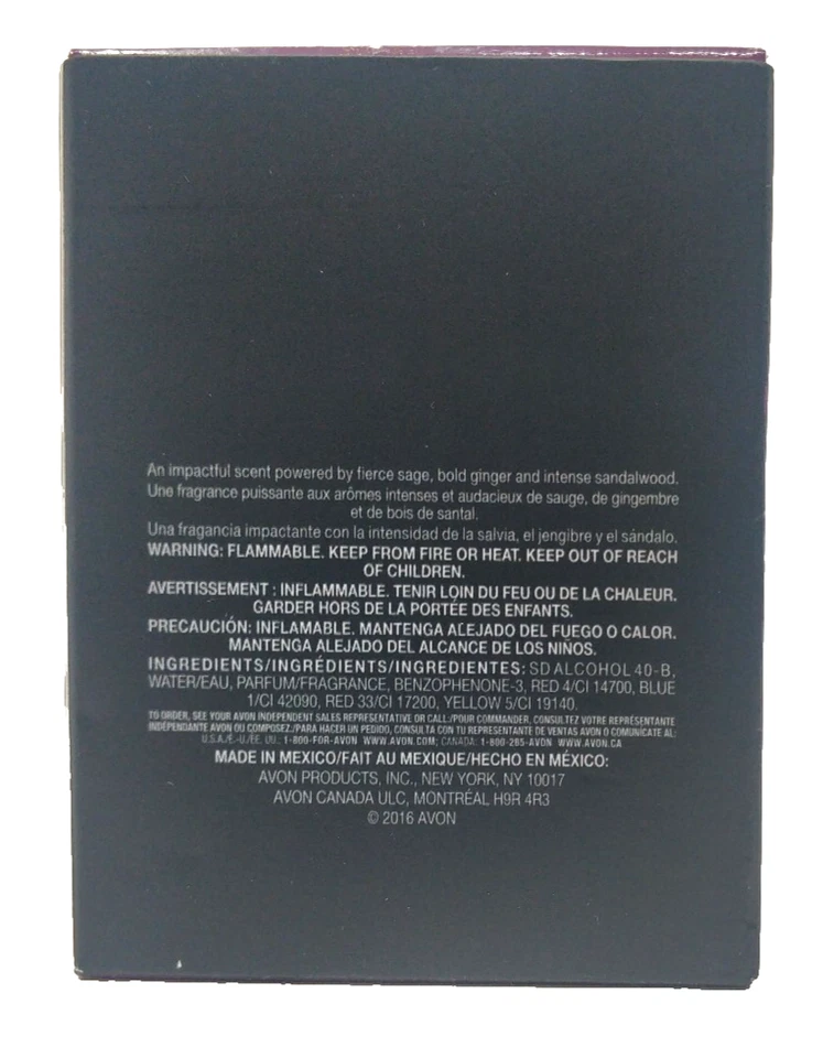 Avon Musk + Storm Spray Colonia Perfume EDT 2.5 oz Nuevo Stock Antiguo Probador Retirado Foto 3 de 4