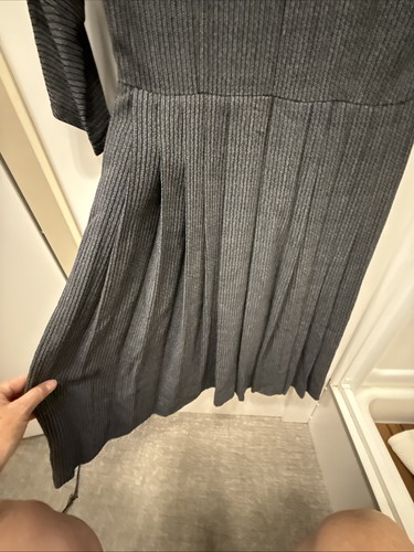 Vintage 50's TALL MARSHA YOUNG ORIGINALS Fit N Flare Accordion Pleat Skirt Dress - Picture 8 of 8