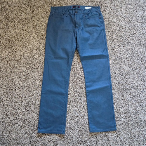 Guess Men's Rockford Coated Slim Straight Jeans Size 34X32 Del Mar Fit Blue NWT - Picture 3 of 9