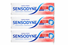 Image of Sensodyne Cavity + Sensitivity Toothpaste powerful Dual Care 3/6pack x 75ml