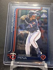 1120202 - 2025 Topps Pro Debut Baseball CHROME PDC-102 Dameury Pena, FCL Twins
