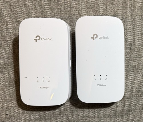 2 TP-Link TL-PA8010 AV1300 LOT Gigabit Powerline Starter Kit 2x2 Plug Play Pair