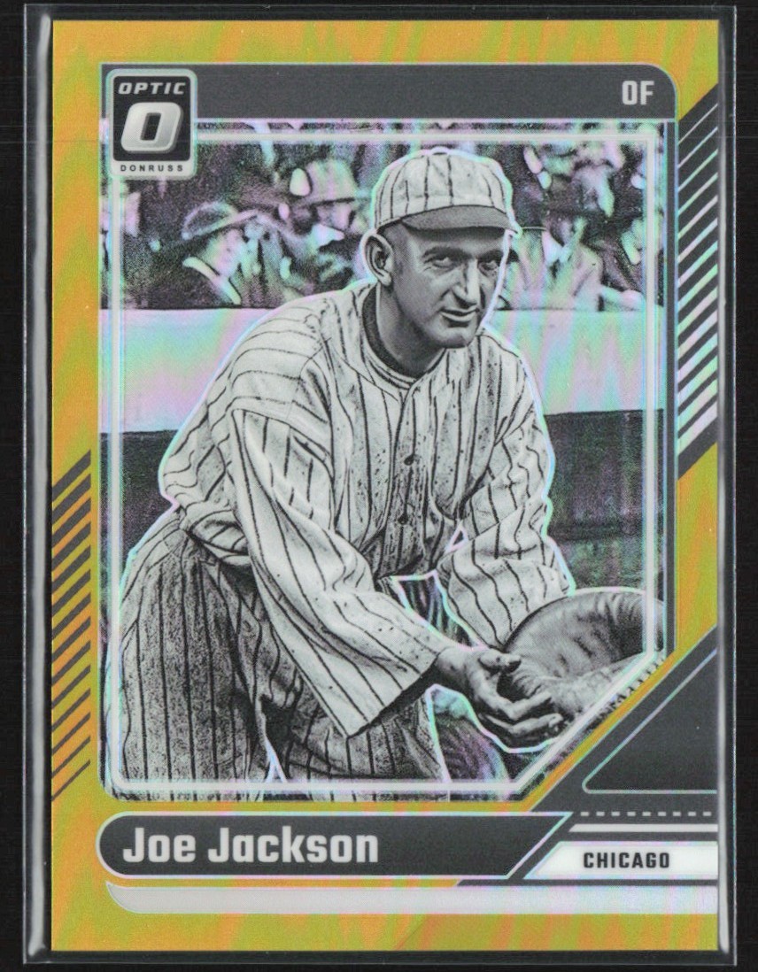Joe Jackson 2024 Donruss Optic Gold /10 #32 Chicago White Sox