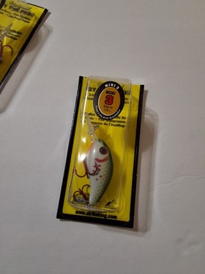 STRIKE KING PRO MODEL SERIES MINI 3 CRANKBAIT FISHING BLEEDING TENNESSEE SHAD