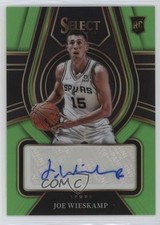 2021-22 Select Rookie Signatures Neon Green Prizm 49/99 Joe Wieskamp Auto rf2