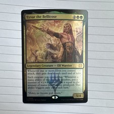 Wizards Magic: The Gathering Tyvar the Bellicose Foil Mythic Elf Warrior 5/4