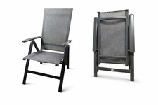 Fritz Müller Gartenstuhl Hochlehner Klappstuhl Campingstuhl Sessel Alu 140 kg