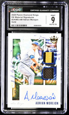 2020 Diamond Kings Material Signatures Adrian Morejon Auto 10 Graded 9 Gold /99