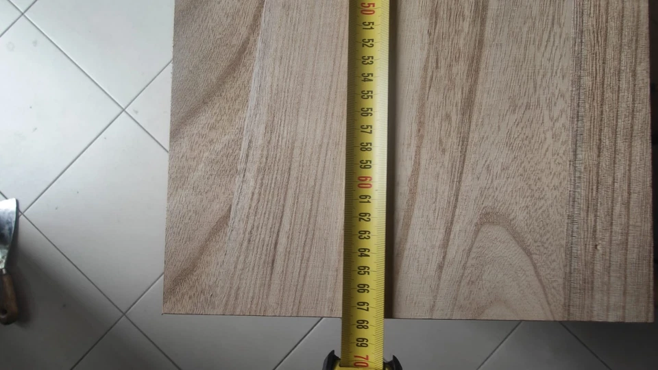 Cassettiera Legno 4 Cassetti Stile Moderno Decorata Home Arredo Casa 68x28x48 cm - Immagine 4 di 4