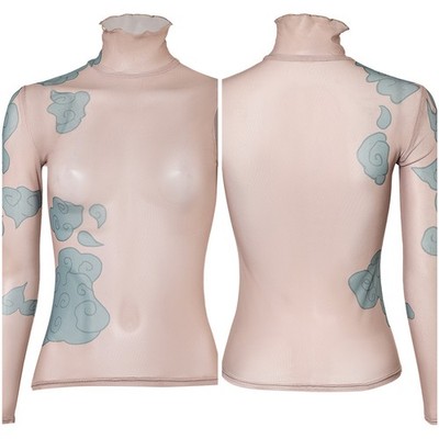 Game Legends Jinx Cosplay Costume party LOL Jinx Tattoo Printed Sleeveless Top