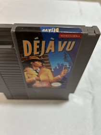 Kemco Seika Deja Vu Nintendo NES NTSC-U/C Authentic and Tested