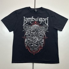 Lamb of God 2023 North American Tour Shirt Size Large Heavy Metal Music Band