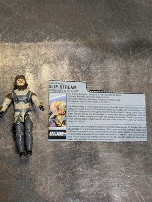 Slip-Stream V1 Complete G.I. Joe 1986 Hasbro Vintage Action Figure