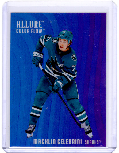 2025-26 Upper Deck Allure MACKLIN CELEBRINI Blue-Purple Color Flow #CF-28