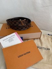 Louis Vuitton, LV, cintura, set completo, scatola