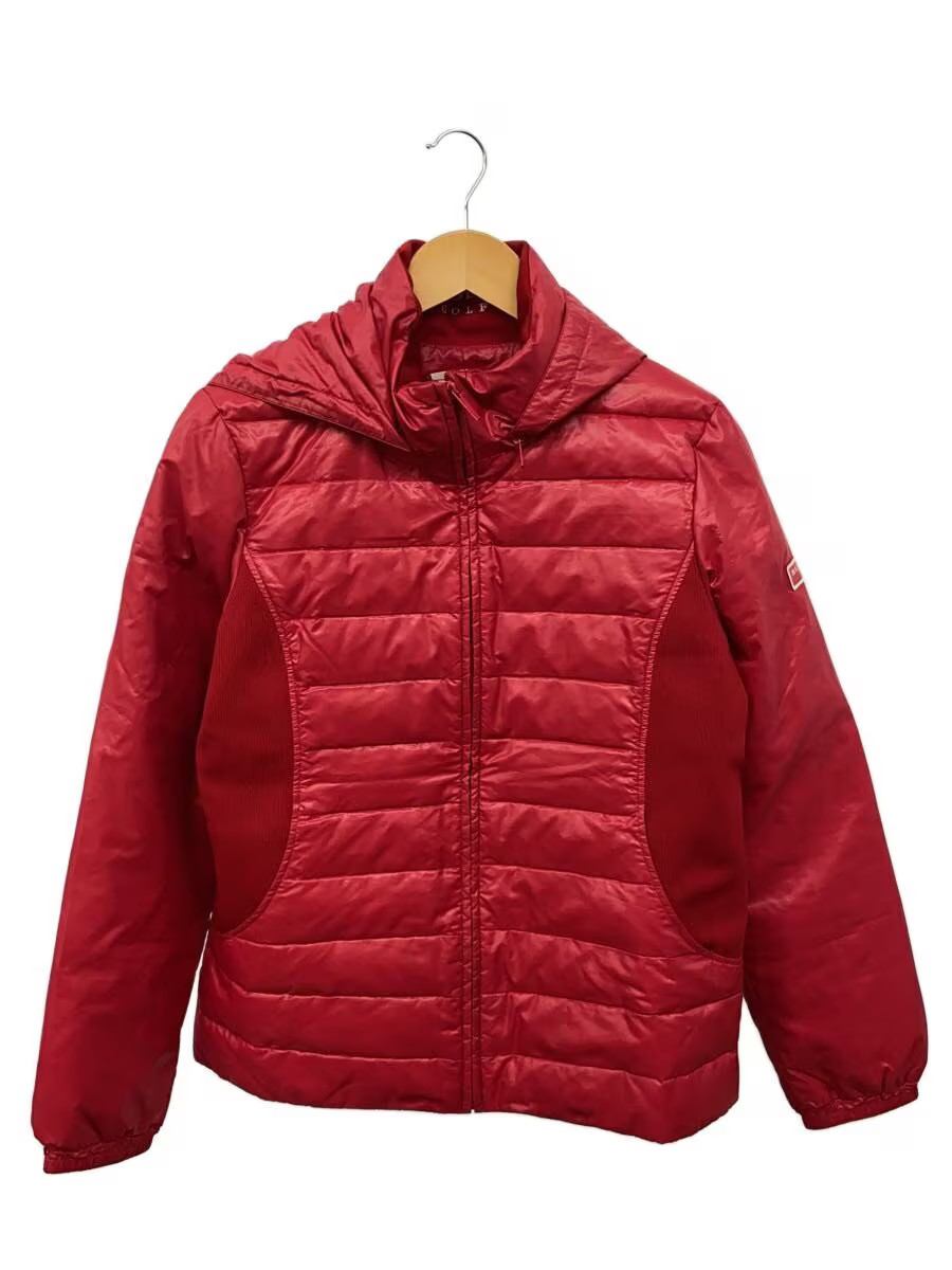 BURBERRY GOLF Down Jacket, Large, Polyester, Red,… - image 1
