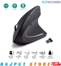 Vertical mouse ergonomic 2.4GHz wireless optical Mice 3Adjustable DPI 800/1200/.