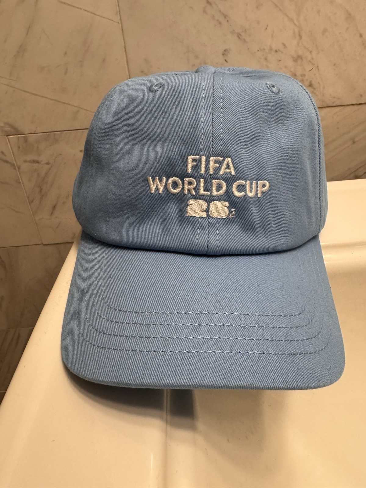 Official FIFA World Cup 2026 Hat Blue Adjustable Soccer