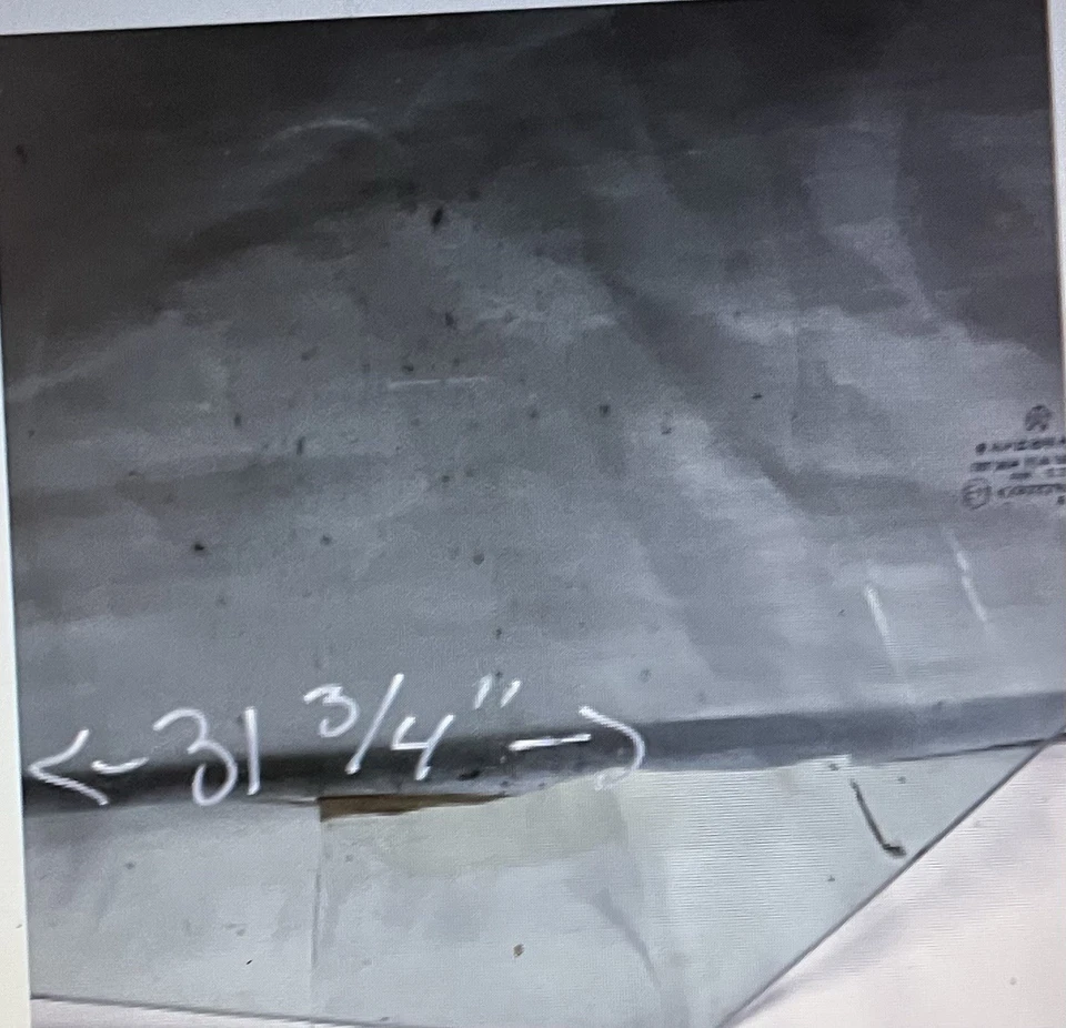 Dodge Charger 2006-2010 puerta delantera del lado del conductor vidrio OEM Foto 3 de 4