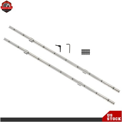 2Pcs SBR12-1500mm Linear Shaft Rail + 4× SBR12UU Square Type Bearings Block